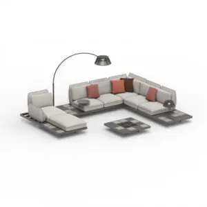 Canapé modulaire 8 places & Lounge